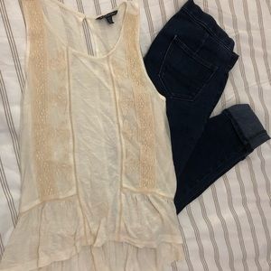 American Eagle lace tank